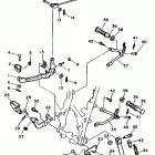 XT 600 Подножки