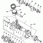 SRX 250 Коленчатый вал и Поршень