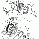 XV 535 Заднее колесо