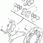 XVZ 1300 Задний суппорт тормозной