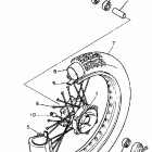 XV 700S Переднее колесо