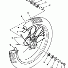YZ 80 Переднее колесо