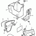 XJ700XS Maxim X Side cover xj700xsc