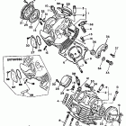 XV 700S Головка цилиндра