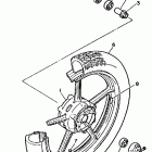 XJ700XS Maxim X Переднее колесо
