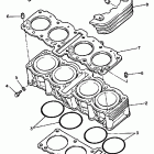 XJ700XS Maxim X Цилиндр