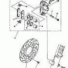 YZ 125 Передний тормозной суппорт