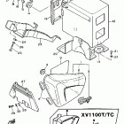 XV 1100 Side cover xv1100s