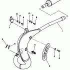 YZ 80 Выхлопная система