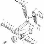 XV 700S Подвеска задние амортизаторы