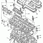 XJ700XS Maxim X Головка цилиндра