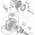 XV 700 Заднее колесо