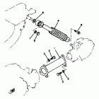 QT 50 Бугель и задние амортизаторы