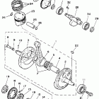 TT 350 Коленчатый вал и Поршень