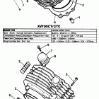 XV 700 Цилиндр