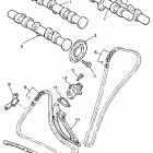 XVZ 1300 Цепь механизма газораспределения