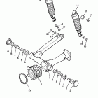 XJ 700 Бугель и задние амортизаторы