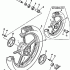 XV1000LC/XV1000L Переднее колесо