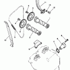 XT 350 Цепь механизма газораспределения