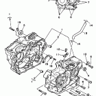 XT 350 Crankcase xt350n