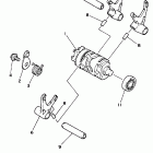 YZ 250 Shift cam-fork