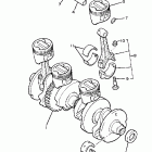 FJ1100 Коленчатый вал и Поршень