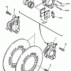 XV 700 Front brake-caliper