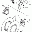 XJ700XN Maxim X Передний тормозной суппорт