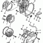XJ700XN Maxim X Крышка картера двигателя
