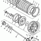 FJ1100 Сцепление
