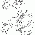 XT 600 Side cover oil tank xt600lc - nc