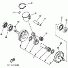 YZ 125 Коленчатый вал и Поршень