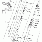YX 80 Front fork (yz80n)