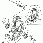 XV 1000 Переднее колесо