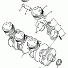 XJ700XN Maxim X Коленчатый вал и Поршень