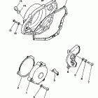 YZ 490 Крышка картера двигателя