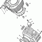 XV1000LC/XV1000L Цилиндр