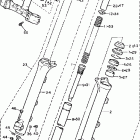 XV1000LC/XV1000L Передняя вилка