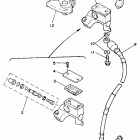 YZ 490 Главный тормозной цилиндр,передний