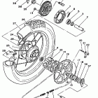 XT 350 Заднее колесо
