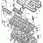 XJ700XN Maxim X Головка цилиндра