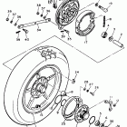 XJ700XN Maxim X Заднее колесо