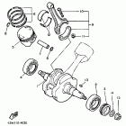 XV 700 Crankshaft-piston