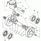 YZ 251 Crank piston yz250l