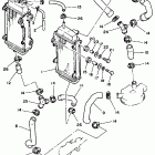 YZ 251 Radiator hose yz250k
