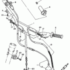YZ 251 Handlebar cable yz250k - l