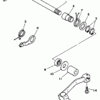 XT 250 Вал переключения
