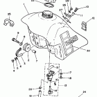YZ 251 Fuel tank yz250k
