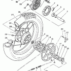 XT 250 Заднее колесо