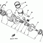 RZ 350 Коленчатый вал и Поршень